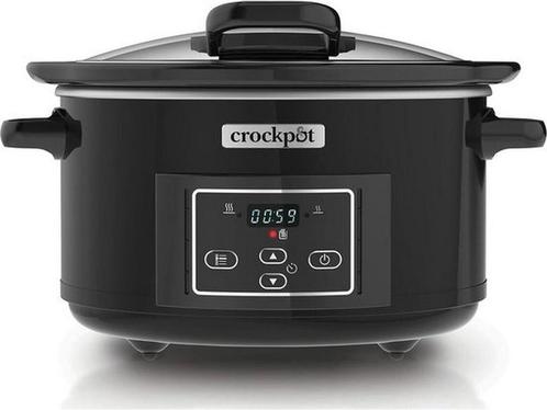 CrockPot Slow Cooker zwart 4,7L Klapdeksel new DNA, Huis en Inrichting, Woonaccessoires | Overige, Zo goed als nieuw, Verzenden