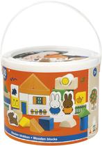 Nijntje blokkenton, houten blokken in opbergton - educatief, Ophalen of Verzenden, Nieuw