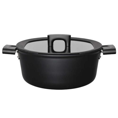 Fiskars Hard Face Kookpan Zwart - 26 cm, Huis en Inrichting, Keuken | Potten en Pannen, Verzenden