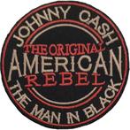 Johnny Cash - American Rebel - patch officiële merchandise, Nieuw, Ophalen of Verzenden, Kleding