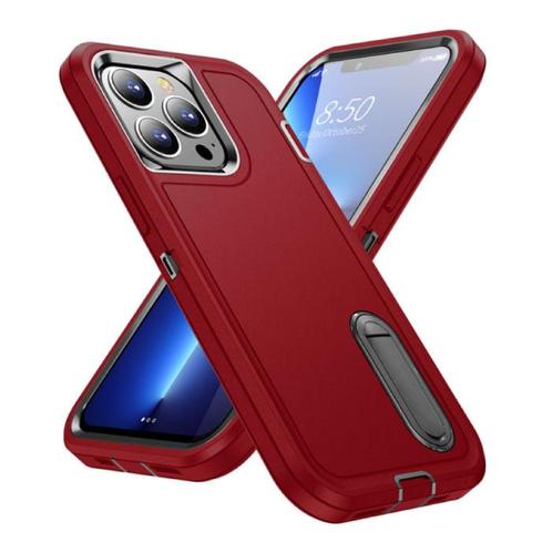 iPhone X Armor Hoesje met Kickstand - Shockproof Cover Case, Telecommunicatie, Mobiele telefoons | Hoesjes en Frontjes | Apple iPhone