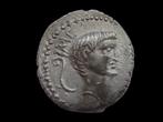 Romeinse Republiek (Imperatoriaal). Amazing Denarius of Mark