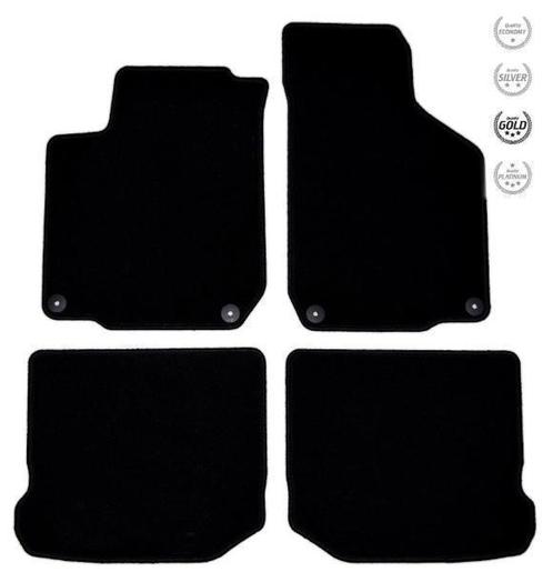 Velours automatten passend VW Golf Polo Passat Caddy Touran., Auto diversen, Automatten, Nieuw, Ophalen of Verzenden