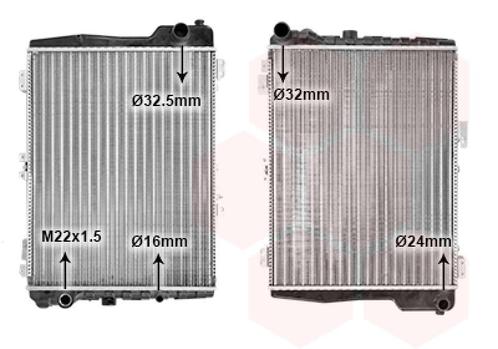 RADIATOR VOOR AUDI 80 B3 1986-1991 893121251G, Auto-onderdelen, Airco en Verwarming, Nieuw, Ophalen of Verzenden