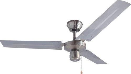 BESTRON DT48C PLAFONDVENTILATOR 120 CM CHROOM / RVS 60 WATT, Huis en Inrichting, Brandblussers en Brandkasten, Nieuw, Ophalen of Verzenden