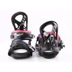 M L snowboard bindingen ELAN ACCELERATOR, BLACK/red/purple, Sport en Fitness, Snowboarden, Verzenden, Gebruikt
