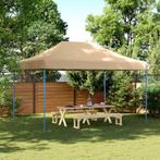 vidaXL Partytent inklapbaar pop-up 440x292x315 cm beige, Verzenden, Nieuw, Partytent