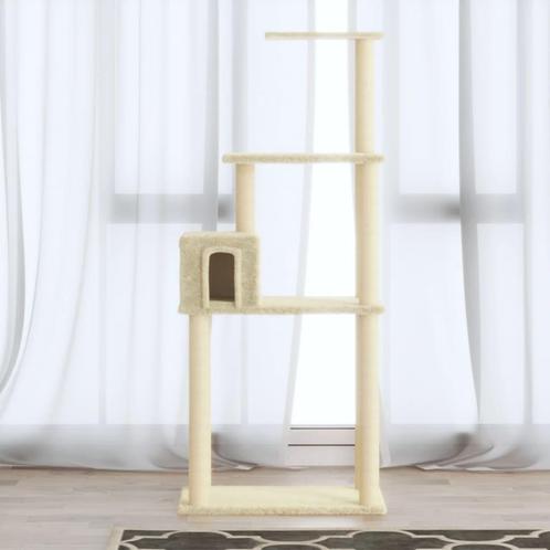vidaXL Kattenkrabpaal met sisal krabpalen 147 cm, Dieren en Toebehoren, Katten-accessoires, Nieuw, Verzenden