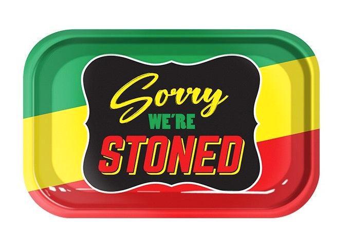 Rolling Tray - Stoned Rasta     Medium, Verzamelen, Rookartikelen, Aanstekers en Luciferdoosjes, Nieuw, Ophalen of Verzenden
