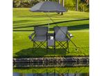 Coast Dubbele Vissersstoel met Parasol - Max. 120 kg - 161 x, Verzenden, Nieuw