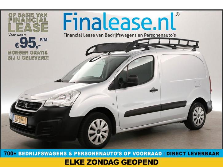 Peugeot Partner 120 1.6 HDi L1H1 Airco Trekhaak Parkeersens, Auto's, Bestelauto's, Lease, Handgeschakeld, Diesel, Boordcomputer