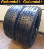 2x 225 55 R19 CONTINENTAL 6 a 6.5mm €75 P.S GEMONTEERD EN AL, Auto-onderdelen, Banden en Velgen, Gebruikt, Band(en), Terreinwagen