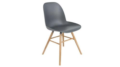 Eetkamerstoel Zuiver Albert Kuip  donker, Huis en Inrichting, Stoelen, Zo goed als nieuw, Overige materialen, Ophalen of Verzenden