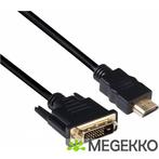 CLUB3D DVI to HDMI 1.4 Cable M/M 2 meter Bidirectional, Verzenden, Nieuw