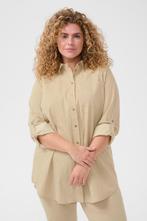 Kaffe Curve blouse oprolmouw streep Maat:, Kleding | Dames, Verzenden, Nieuw, Overige kleuren