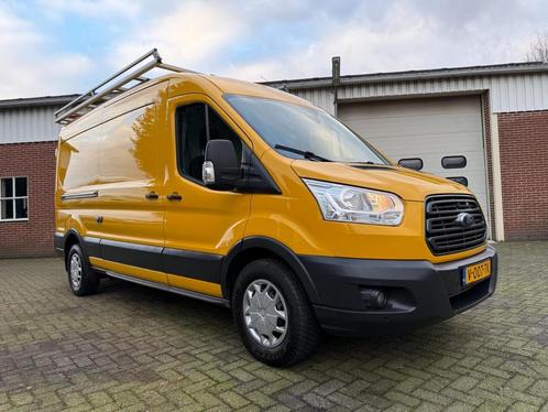 Ford Transit 350 2.0 TDCI L3H2 euro 6 131pk airco cruise sto, Auto's, Bestelauto's, Onderhoudsboekje, Lease, Handgeschakeld, Overige kleuren