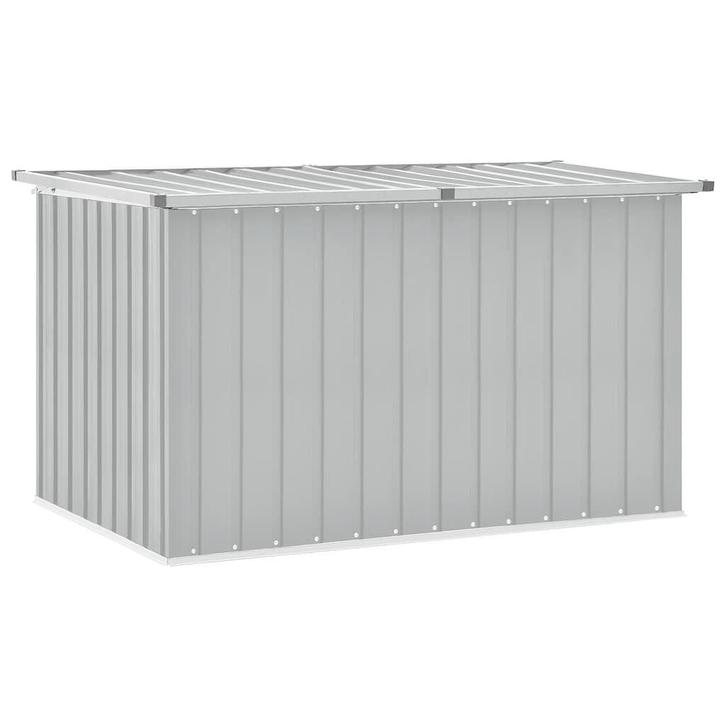 Tuinbox 149cm Grijs Staal - Tweedekansje - Tuinmeubelen O..., Tuin en Terras, Bergingen en Tuinkasten, Nieuw, Metaal, Ophalen of Verzenden