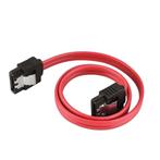 SATA3 kabel 50cm 180/180 met clip Rood, Nieuw, Ophalen of Verzenden