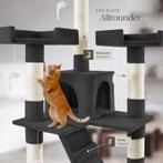 tectake® Kattenkrabpaal – 70x54x170cm Zwart – Meerdere Nivea, Verzenden, Zo goed als nieuw
