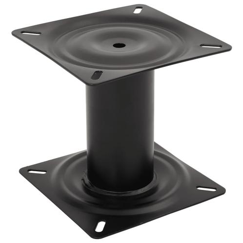 vidaXL Bootstoelpoot 18 cm staal zwart, Watersport en Boten, Bootonderdelen, Nieuw, Verzenden