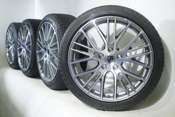 Porsche Panamera 971 21 inch velgen Pirelli Winterbanden Ori, Auto-onderdelen, Banden en Velgen, Velg(en), Gebruikt, 21 inch, Winterbanden