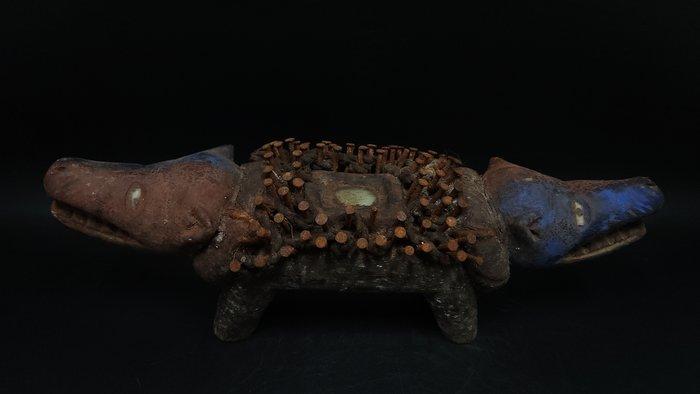 Prachtig beeld van een hond uit Kongo. - Bakongo - Congo,, Antiek en Kunst, Kunst | Niet-Westerse kunst