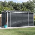 vidaXL Tuinschuur 191x385x198 cm gegalvaniseerd staal, Tuin en Terras, Tuinhuizen, Verzenden, Nieuw