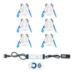 LED VERANDA SPOTS | SET 6 STUKS | WIT | IP65, Nieuw