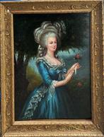 Französische Schule - Marie-Antoinette dit « à la Rose », Antiek en Kunst, Kunst | Schilderijen | Klassiek