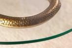 Ronde bijzettafel WILDLIFE SNAKE 65cm antiek koper metaal, Huis en Inrichting, Tafels | Sidetables, Ophalen of Verzenden, Nieuw