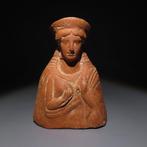 Oud-Grieks Terracotta Protomus in de vorm van een