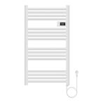 pro.tec Handdoekradiator Follo elektrisch 96x54x4,3 cm wit, Verzenden, Nieuw