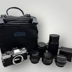 Minolta XG-M + MD 1,7/50mm + Soligor 28mm + 28-70mm +, Audio, Tv en Foto, Fotocamera's Analoog, Nieuw