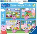 Peppa Pig puzzelbox puzzels 12+16+20+24 stukjes -, Kinderen en Baby's, Speelgoed | Overig, Nieuw, Ophalen of Verzenden