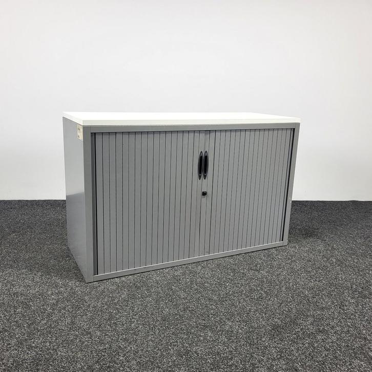 Aspa Archiefkast Grijs | 76 x 120 x 47 cm, Huis en Inrichting, Kasten | Roldeurkasten en Archiefkasten, Gebruikt, Ophalen of Verzenden