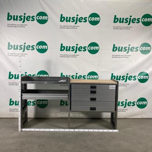 Aluca aluminium bedrijfswageninrichting gebruikt (nr 2205), Auto diversen, Overige Auto diversen, Ophalen of Verzenden