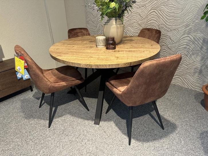 Eetstoel Vinovo - set van 4 **SHOWROOMMODEL**, Huis en Inrichting, Tafels | Eettafels, Nieuw