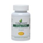 Livinggreens Omega 3 visolie forte 96 Capsules, Verzenden, Nieuw