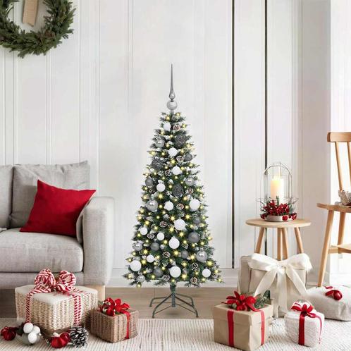 vidaXL Kunstkerstboom with Decorative String Lights Groen, Diversen, Kerst, Nieuw, Verzenden