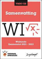 ExamenOverzicht   Samenvatting Wiskunde VMBO K 9789493237032, Zo goed als nieuw