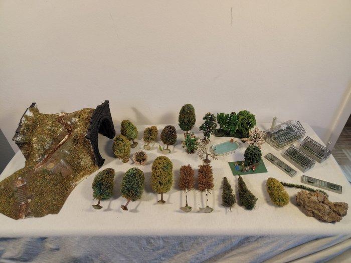 Noch, Faller H0 - Modeltreinlandschap (30) - Tunnel, bomen,, Hobby en Vrije tijd, Modeltreinen | H0