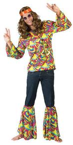 Hippie kostuum Hans, Ophalen of Verzenden, Nieuw