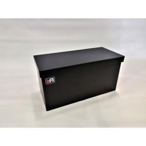 Kunststof PE accubak | Zwart met deksel | 1x 165/180Ah accu, Auto-onderdelen, Accu's en Toebehoren, Ophalen of Verzenden