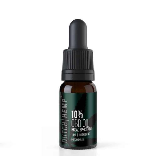 Dutch Hemp CBD olie broad spectrum 10% 10 ml 1000 mg CBD, Sport en Fitness, Gezondheidsproducten en Wellness, Verzenden