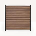 ACTIE - Premium Composiet Schutting Rhombus Teak, Ophalen of Verzenden, Nieuw, Kunststof, 1 tot 2 meter