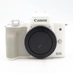 Canon EOS M50 Camera Body Wit (Occasion) - < 5000 Opnamen, Gebruikt, Canon, Ophalen of Verzenden, Geen optische zoom