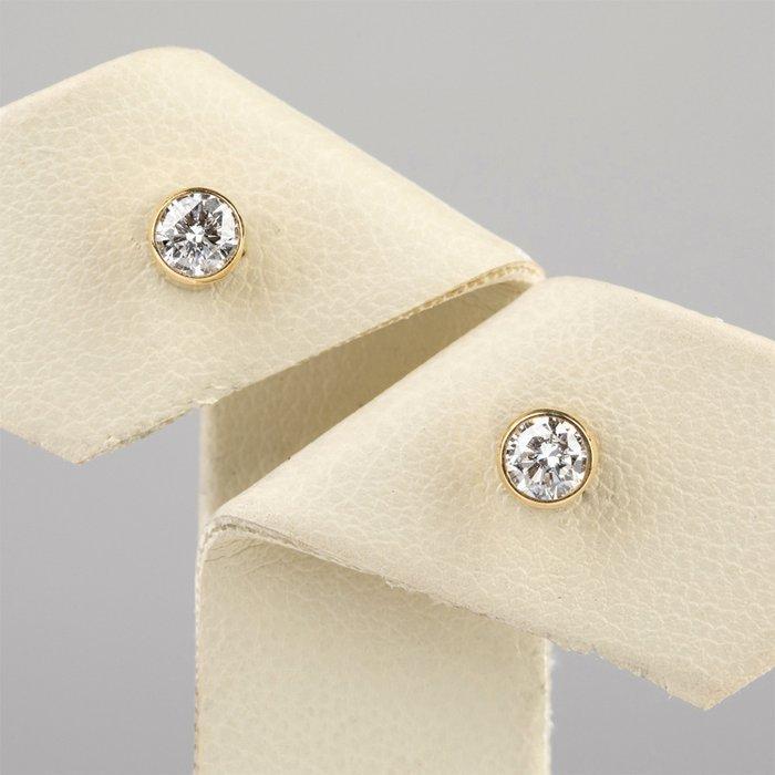 Zonder Minimumprijs - Handmade - Oorbellen - 14 karaat Geel, Sieraden, Tassen en Uiterlijk, Oorbellen