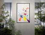 UTOPIA XX - ladybug with flowers White, Antiek en Kunst