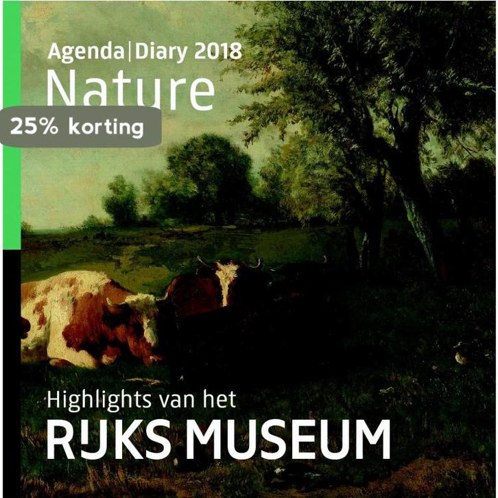 Rijksmuseumagenda 2018 9789043919432, Boeken, Schoolboeken, Gelezen, Verzenden