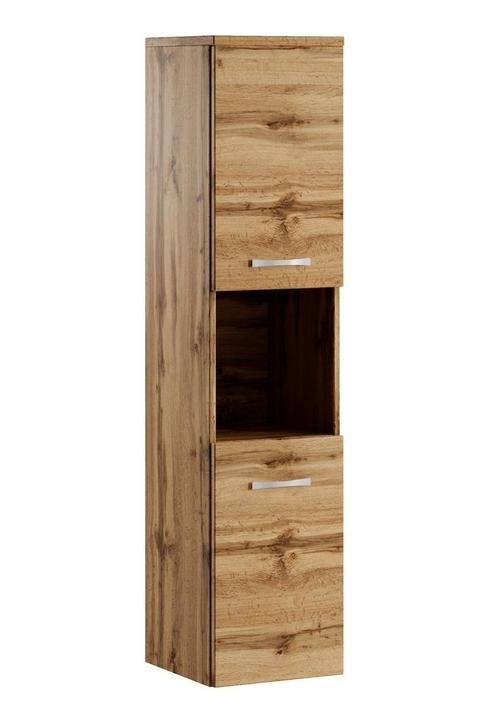 Badkamerkast Montreal 30 x 30 x 131 cm Eiken Kolomkast, Huis en Inrichting, Badkamer | Badkamermeubels, Nieuw, (Half)hoge kast